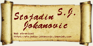 Stojadin Jokanović vizit kartica